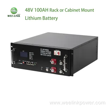WeeLink 48V 200ah Rack Cabinet Mount Lithium Battery